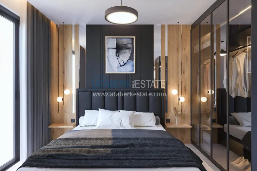 Purchase  View apartment 1+1 from an investor in a complex under construction, Avsallar district - Alanya 6 