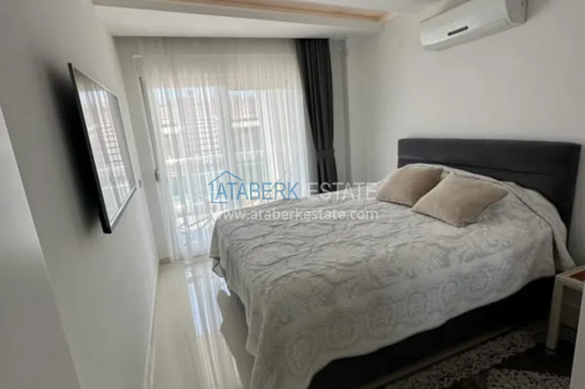Purchase  1+1 penthouse for rent in the center of Alanya in an exclusive residential complex  6 