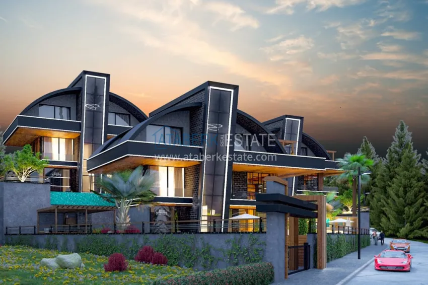 Private villa complex under construction in Kargicak 5 
