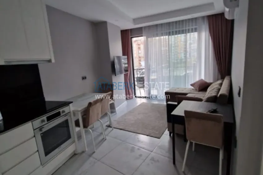 Purchase  Apartment 1 + 1 furnished in a complex with infrastructure, Tosmur area - Alanya 6 