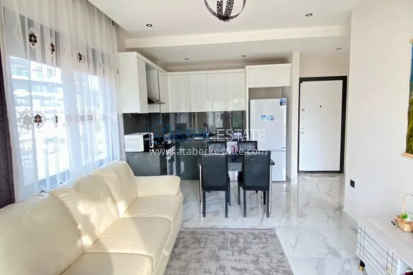Purchase  Apartment 1+1 furnished in a complex with infrastructure, Oba district, Alanya 7 