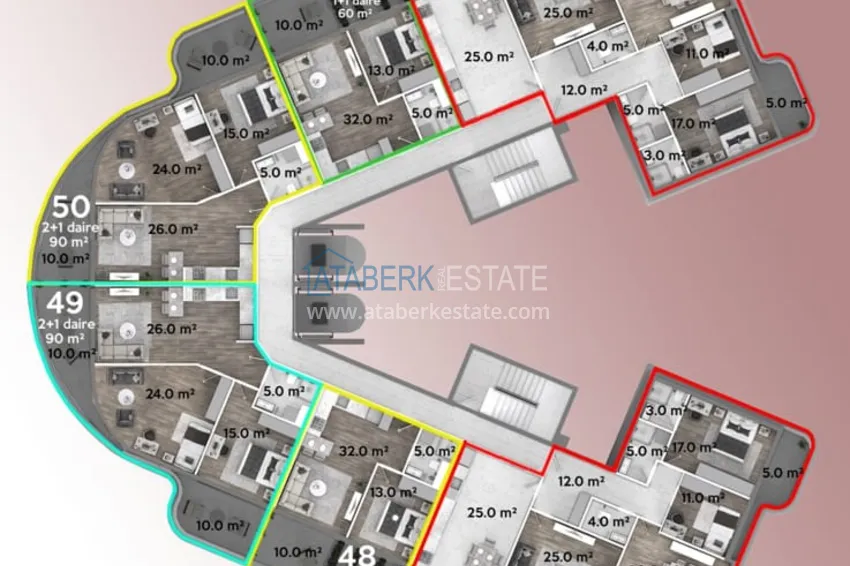 Buy cheap New project under construction. Apartments in Gazipasa from the developer 8 