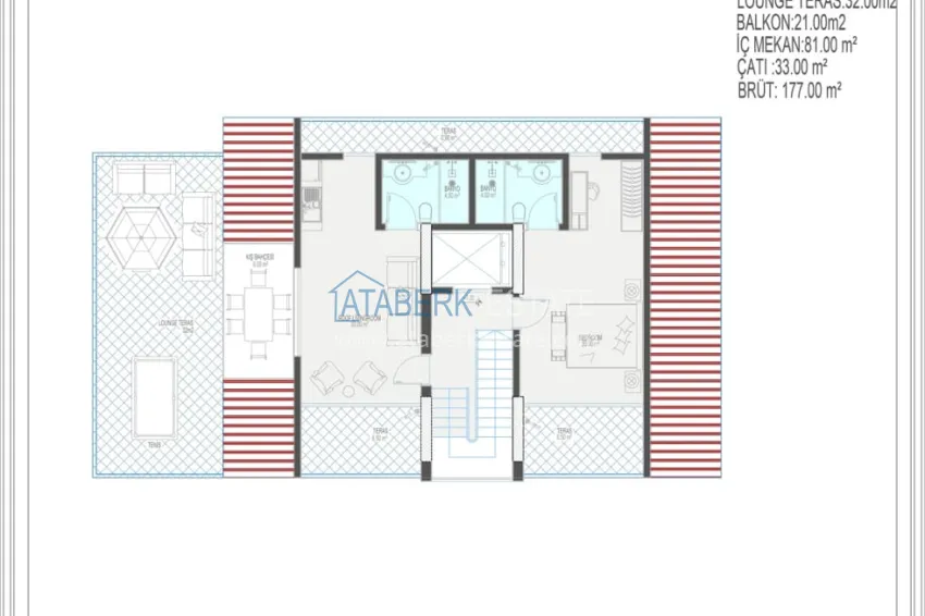 Buy cheap Private villa complex under construction in Kargicak 17 