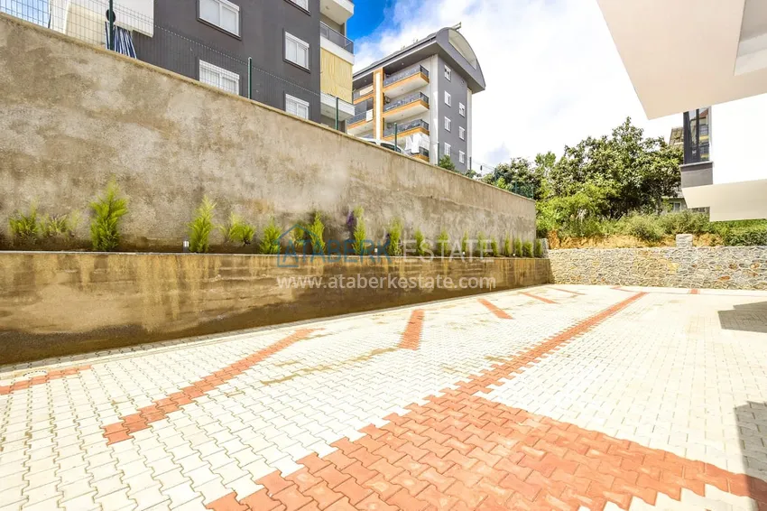1+1 apartment in Alanya, Oba district - with new furniture and mountain views  6 