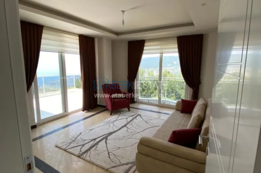 Purchase  Villa 3 + 1 partially furnished with panoramic views, Bektas area - Alanya 8 
