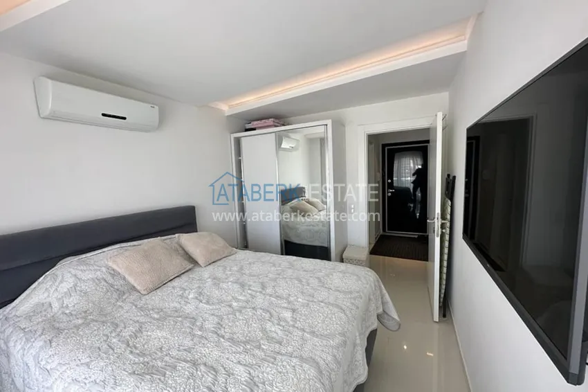 Purchase  1+1 penthouse for rent in the center of Alanya in an exclusive residential complex  7 