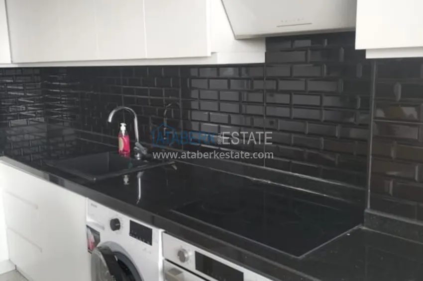 Purchase  2+1 duplex penthouse partially furnished with sea views, Oba district — Alanya. Suitable for a residence permit! 9 