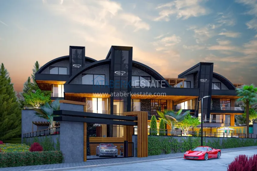 Private villa complex under construction in Kargicak 6 