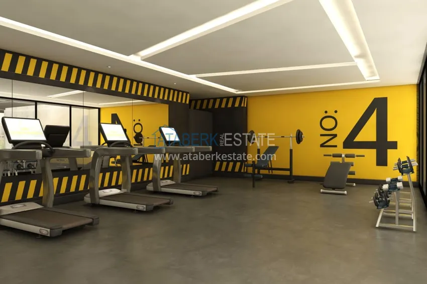 2+1 penthouse duplex with mountain views in a comfort-class complex, Kargicak district — Alanya 8