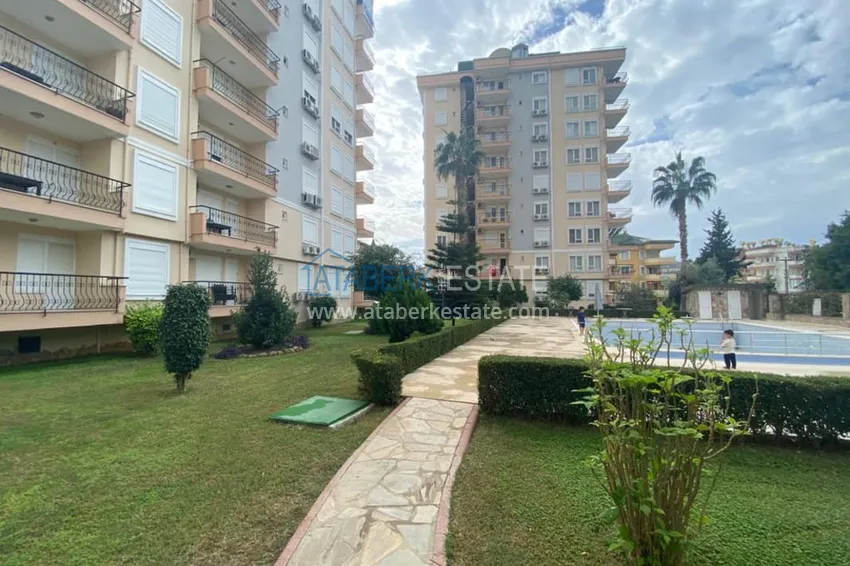 Apartment 1 + 1 with furniture and mountain views in a complex with infrastructure, the center of Alanya 8 