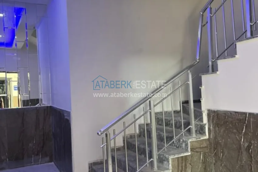One-bedroom apartment for rent in a complex with rich infrastructure and a private beach — Alanya, Kestel F11 district 13 
