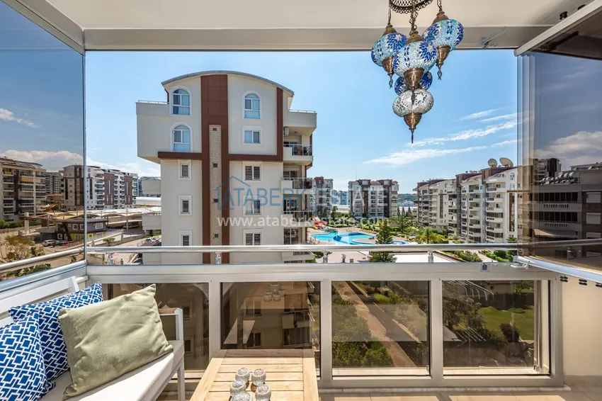 Purchase Apartment 2 + 1 with furniture and sea views in a comfortable residential complex, Avsallar area - Alanya 7 