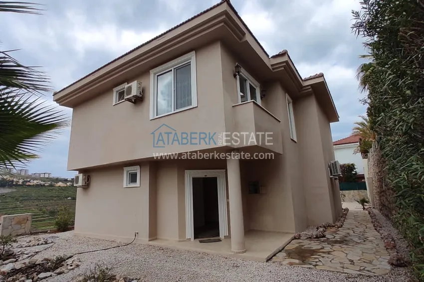Two-storey furnished villa with panoramic views in Alanya Kargicak 8 