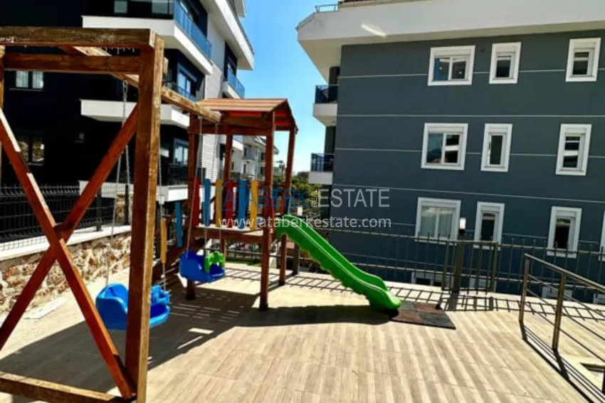 2+1 duplex penthouse partially furnished with sea views, Oba district — Alanya. Suitable for a residence permit! 7 