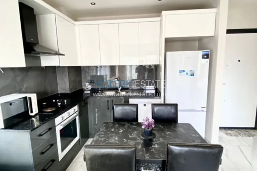 Purchase  Apartment 1+1 furnished in a complex with infrastructure, Oba district, Alanya 10 