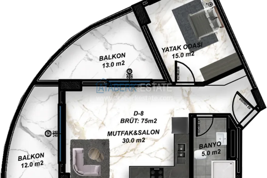 Buy cheap New project of a luxury residential complex in Gazipasa Pazardzhi district 8 