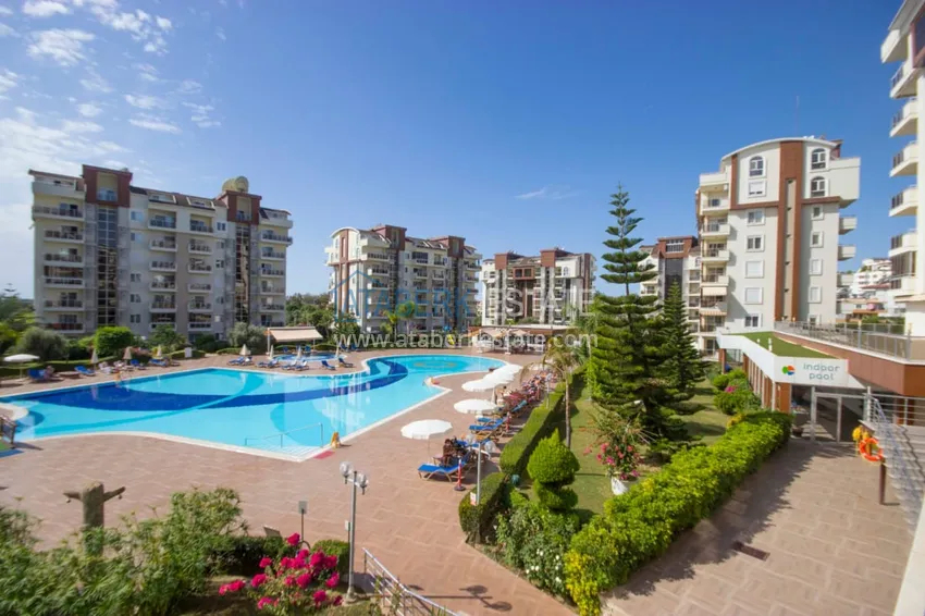 Apartment 2 + 1 with furniture and sea views in a comfortable residential complex, Avsallar area - Alanya 8 