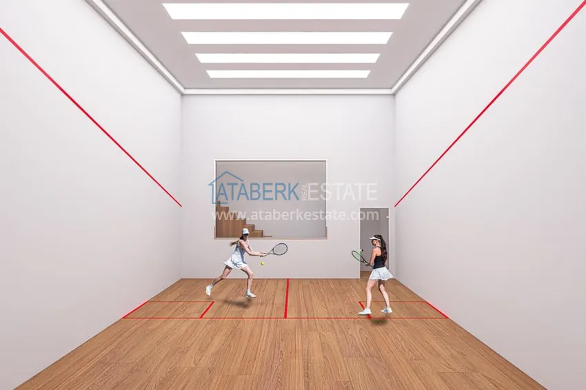 Modern family-type residential complex with luxurious infrastructure under construction — Alanya, Oba 26 