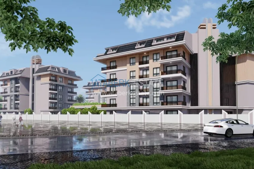 🔥 Our project! Inexpensive investment property without intermediaries under construction in Oba, Alanya 10 
