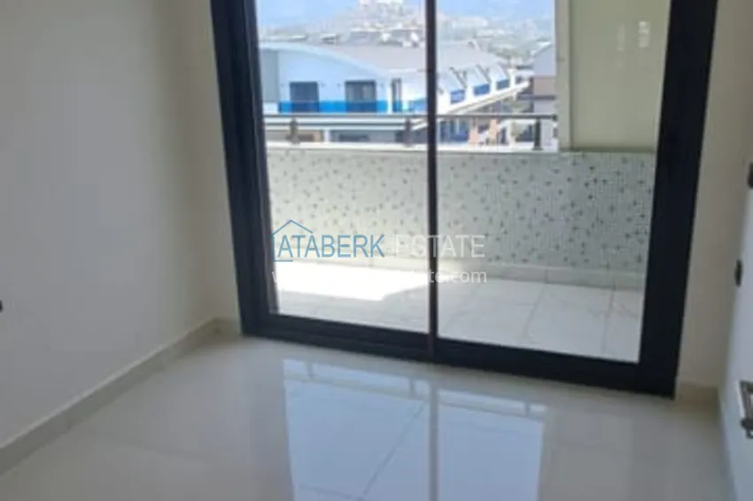 Purchase 2+1 penthouse duplex with mountain views in a comfort-class complex, Kargicak district — Alanya 8