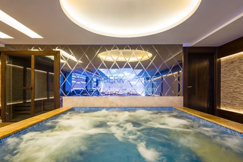 1+1 penthouse for rent in the center of Alanya in an exclusive residential complex  9 