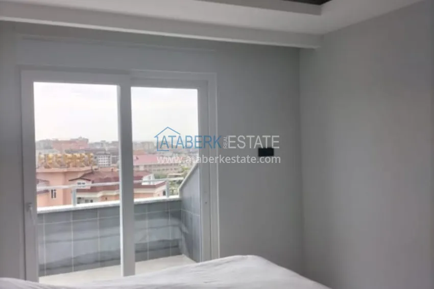Purchase  2+1 duplex penthouse partially furnished with sea views, Oba district — Alanya. Suitable for a residence permit! 13 