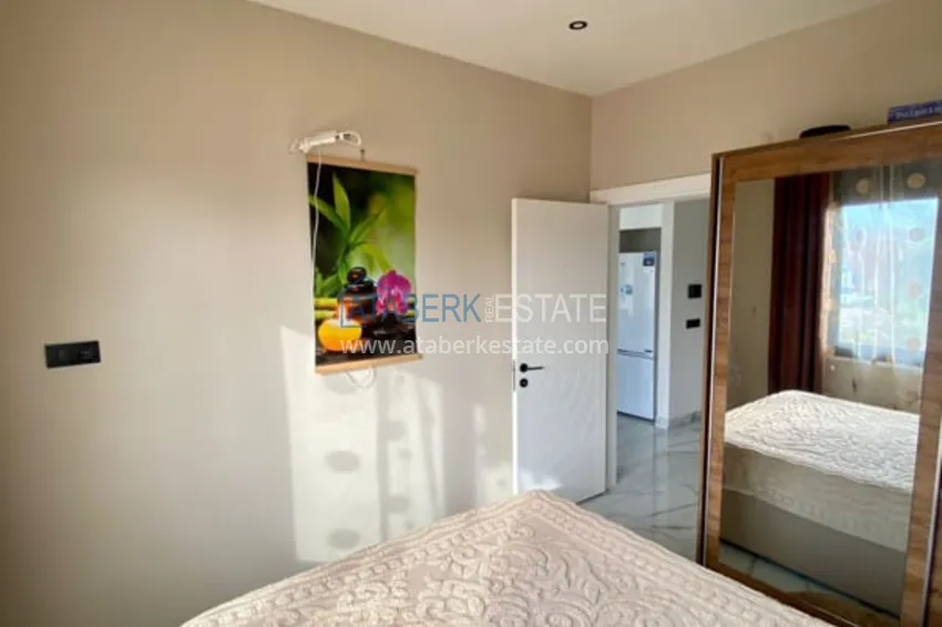 Purchase  Apartment 1+1 furnished in a complex with infrastructure, Oba district, Alanya 12 