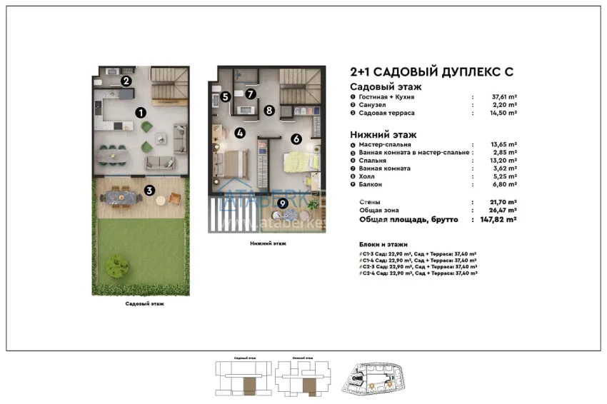 Buy cheap An exclusive project of a premium residential complex in the Oba area 12 