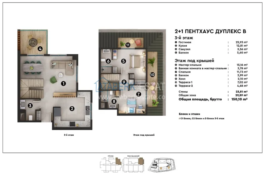 Buy cheap An exclusive project of a premium residential complex in the Oba area 16 