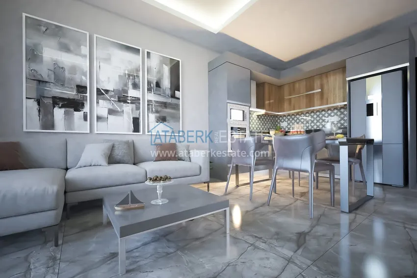 Purchase Apartments by the sea from the developer — second coastal one, Kargicak, Alanya 1 