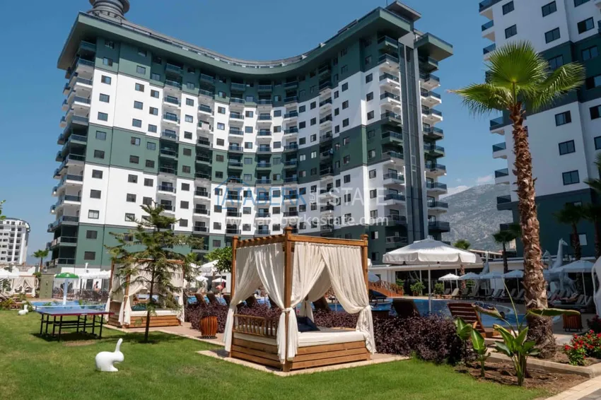 1+1 apartment for rent in Mahmutlar in a complex with A94 hotel infrastructure 1 