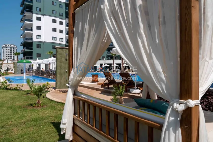 1+1 apartment for rent in Mahmutlar in a complex with A94 hotel infrastructure 13 