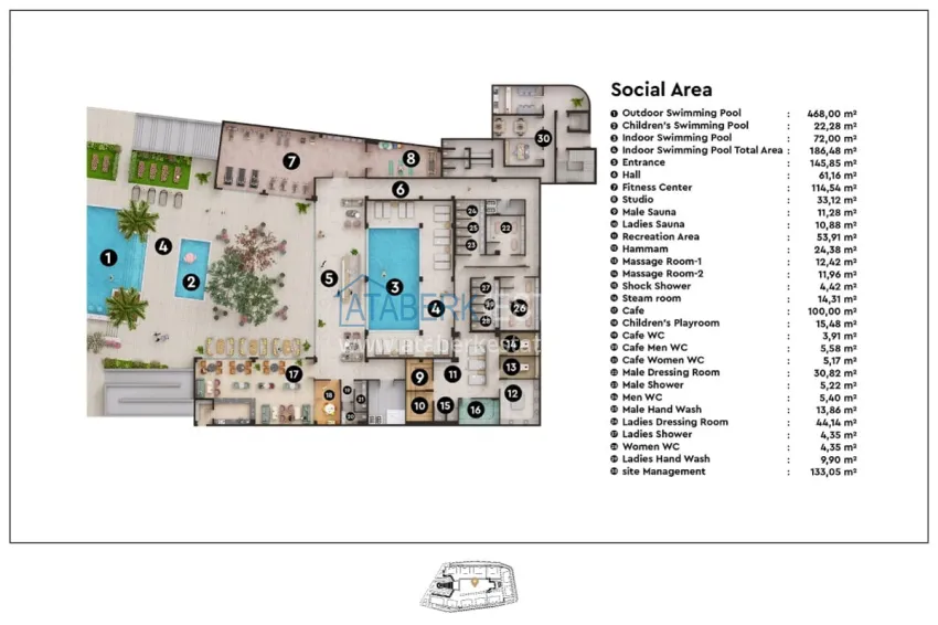 Buy cheap An exclusive project of a premium residential complex in the Oba area 39 