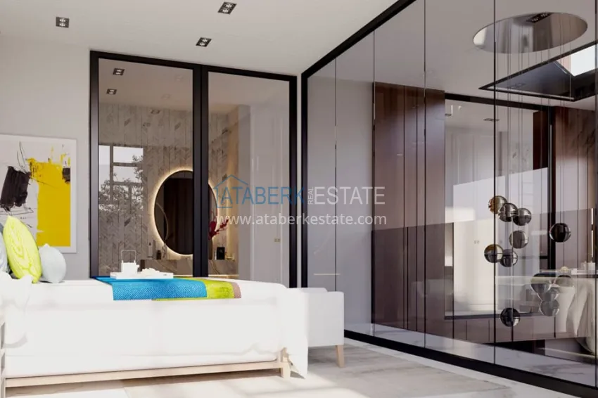 Purchase Private villa complex under construction in Kargicak 8 