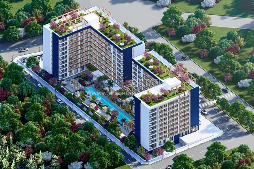 A new investment project of a premium class residential complex in the Tomyuk-Mersin area 6 