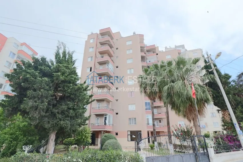 Apartment 2 + 1 furnished 100 meters from the sea in the Teje-Mersin area 1 