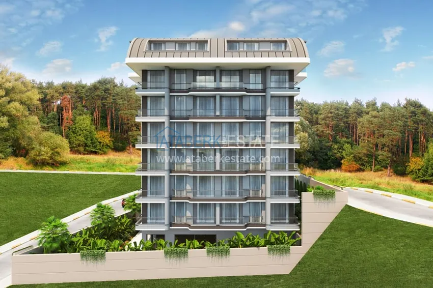 Apartments 1 + 1 from the investor in the complex under construction, Demirtas district - Alanya 2 