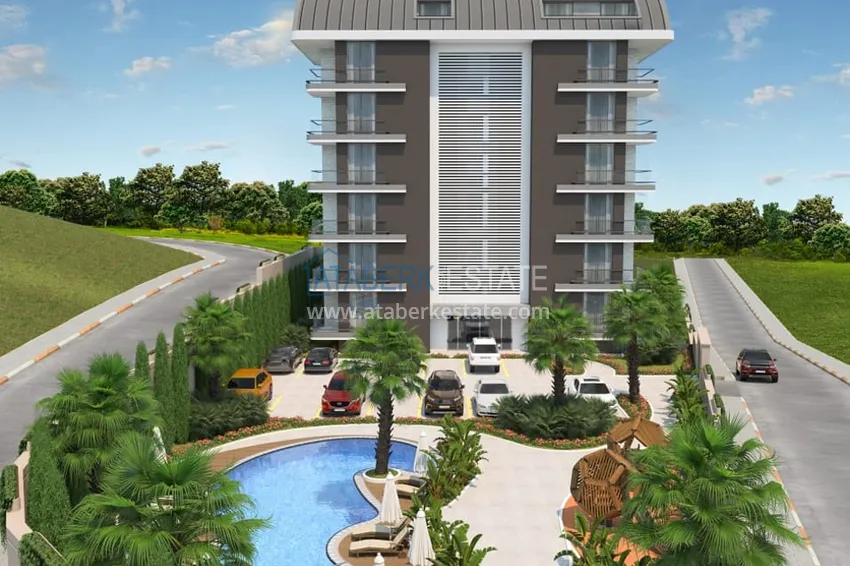 Apartments 1 + 1 from the investor in the complex under construction, Demirtas district - Alanya 1 