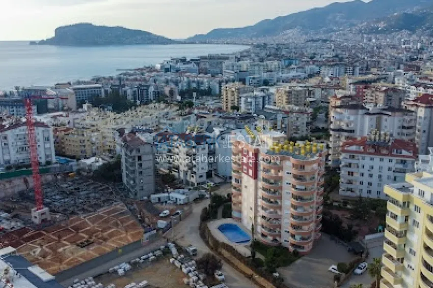 2+1 apartment with furniture and mountain views just 350 meters from the sea, Tosmur district — Alanya 1 