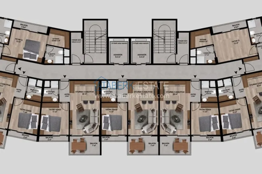 Buy cheap Apartments from the developer at the excavation stage in Kargipınary-Mersin 1 