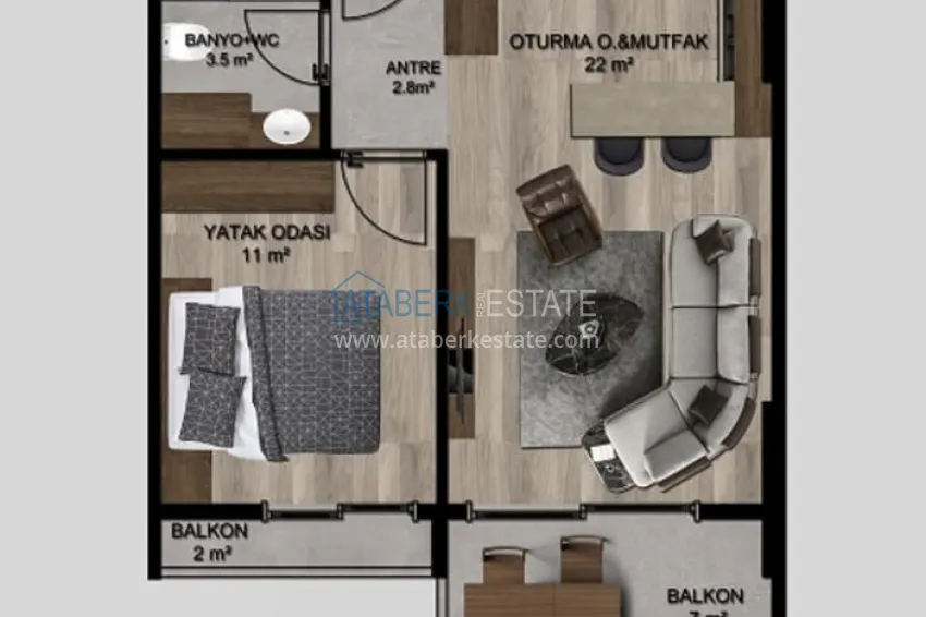 Buy cheap Apartments from the developer at the excavation stage in Kargipınary-Mersin 2 