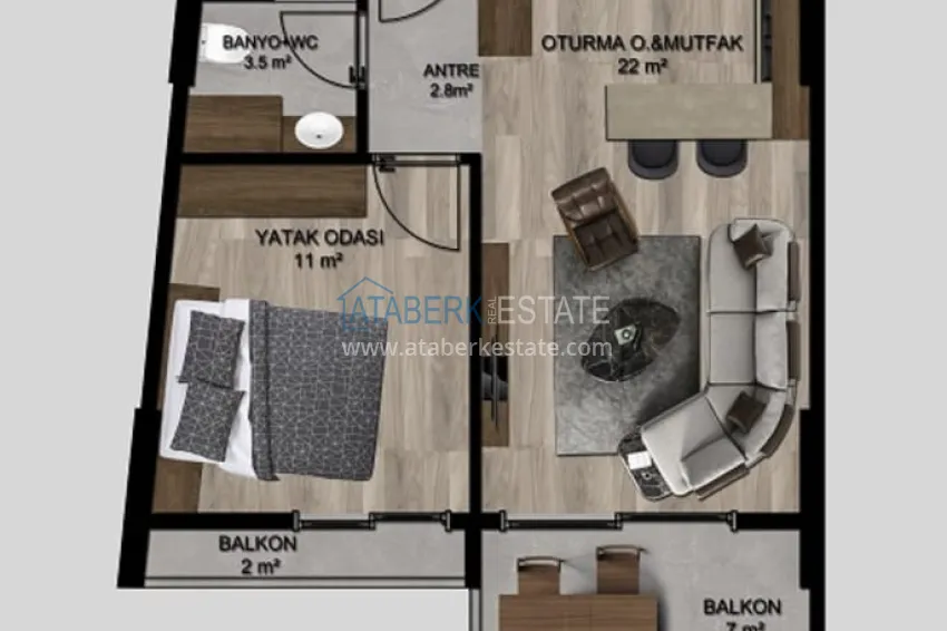 Buy cheap Apartments from the developer at the excavation stage in Kargipınary-Mersin 3 