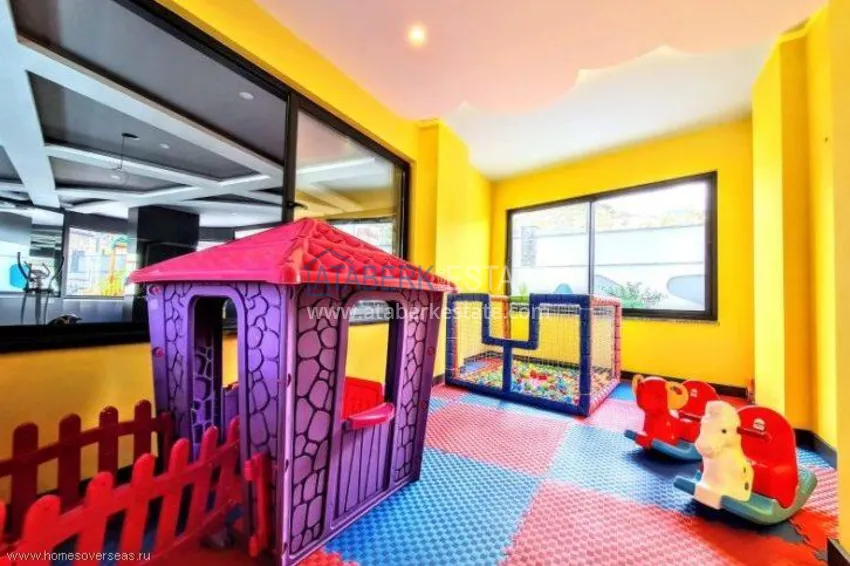 Apartment 2 + 1 furnished in a complex with good infrastructure, center of Alanya 12 