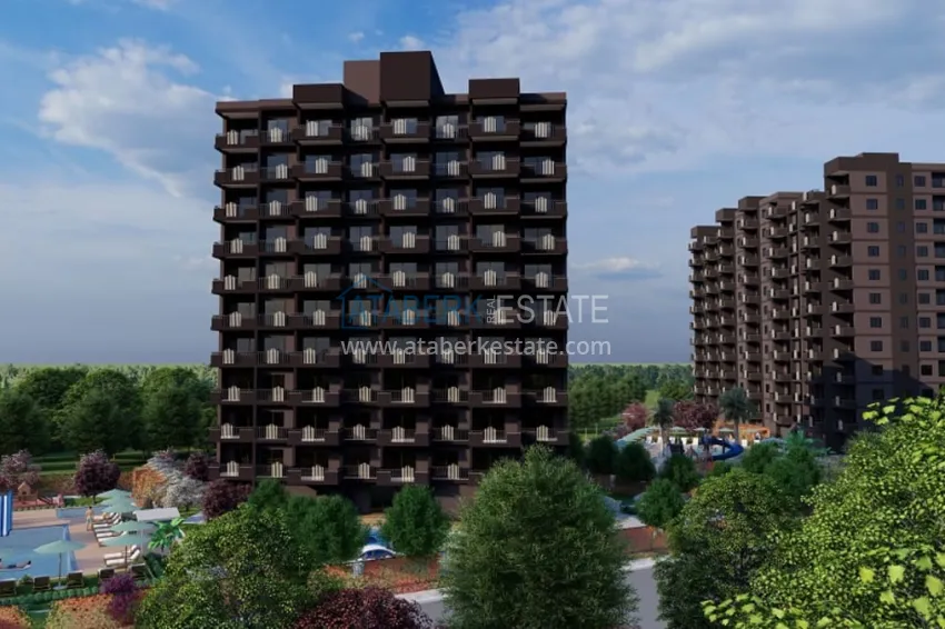 Apartments at affordable prices in a residential complex under construction Cesmeli-Mersin 7