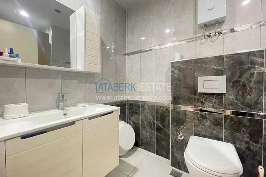 Purchase  Apartment 1+1 furnished in a complex with good infrastructure, Cikcilli district — Alanya 12 