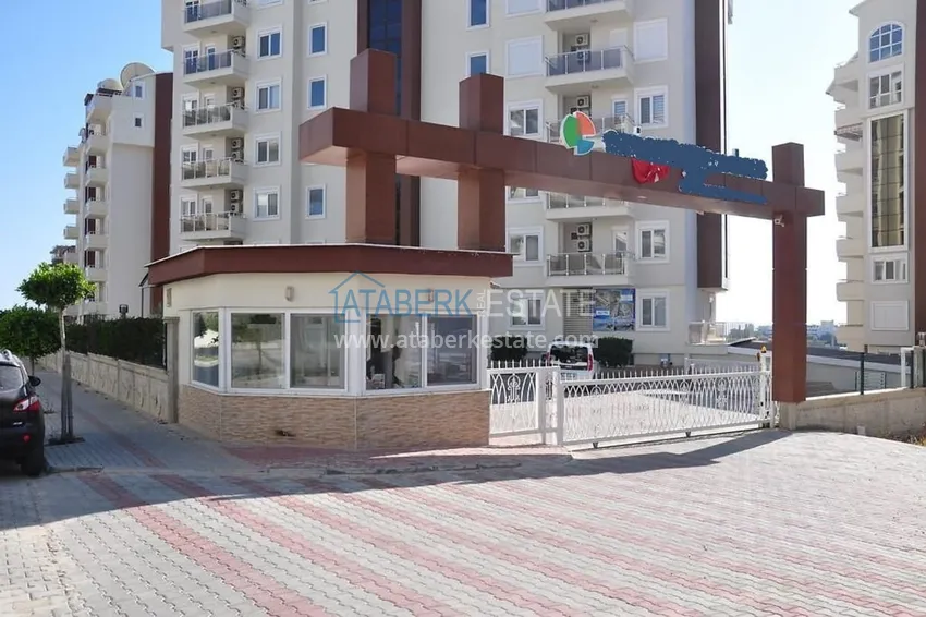 Apartment 1+1 furnished with a glazed balcony and sea views, Avsallar area - Alanya 13