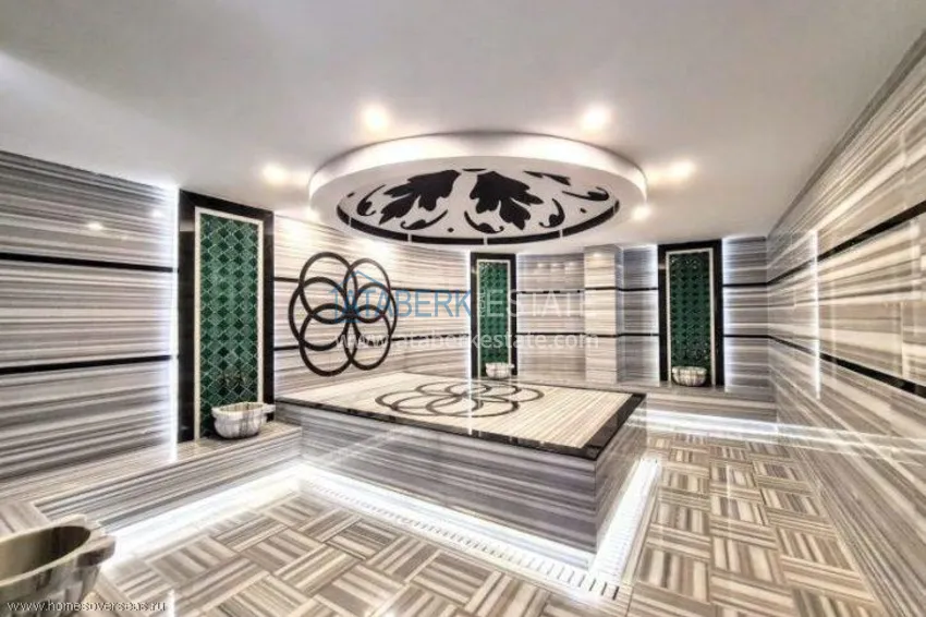 Apartment 2 + 1 furnished in a complex with good infrastructure, center of Alanya 14 