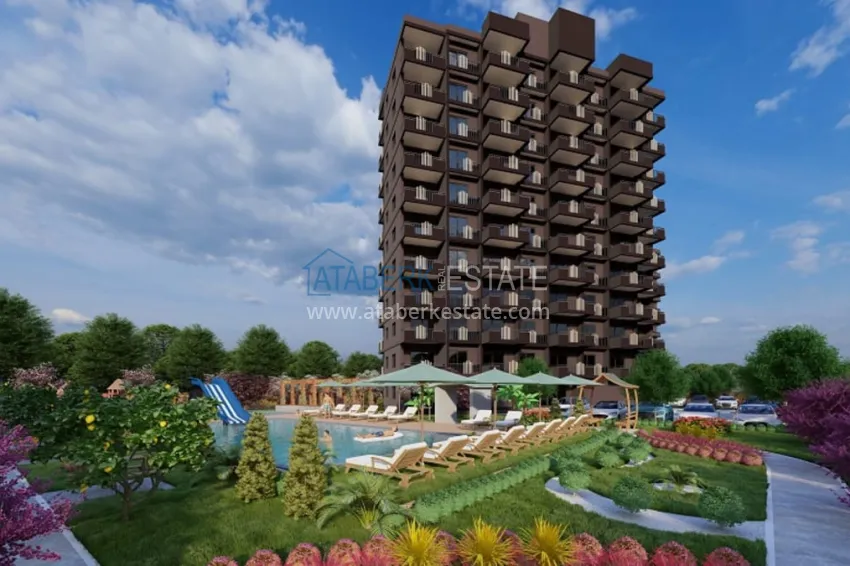 Apartments at affordable prices in a residential complex under construction Cesmeli-Mersin 9