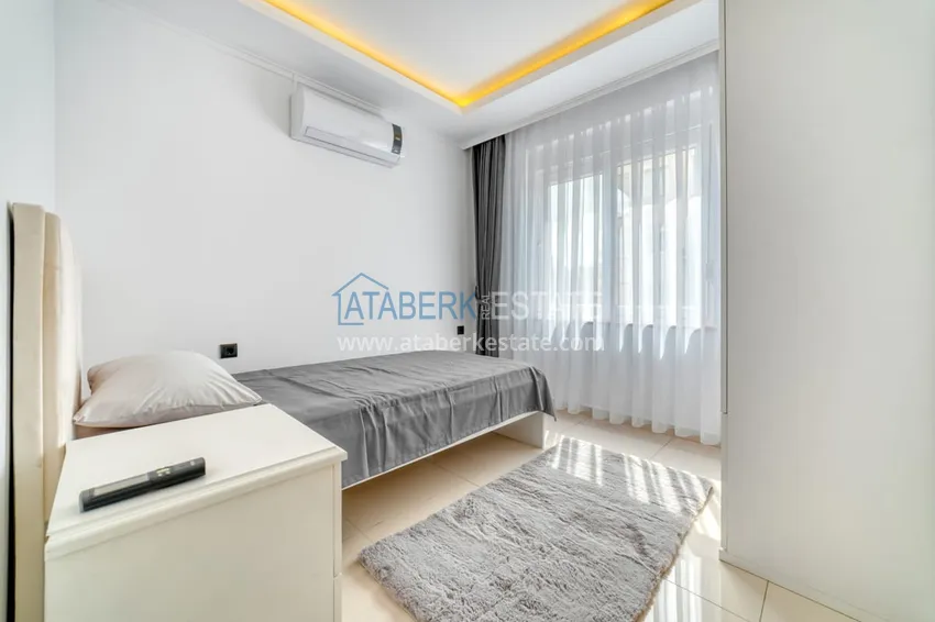 Purchase Furnished 2+1 apartment for sale in the center of Alanya just 100 meters from the beach 14