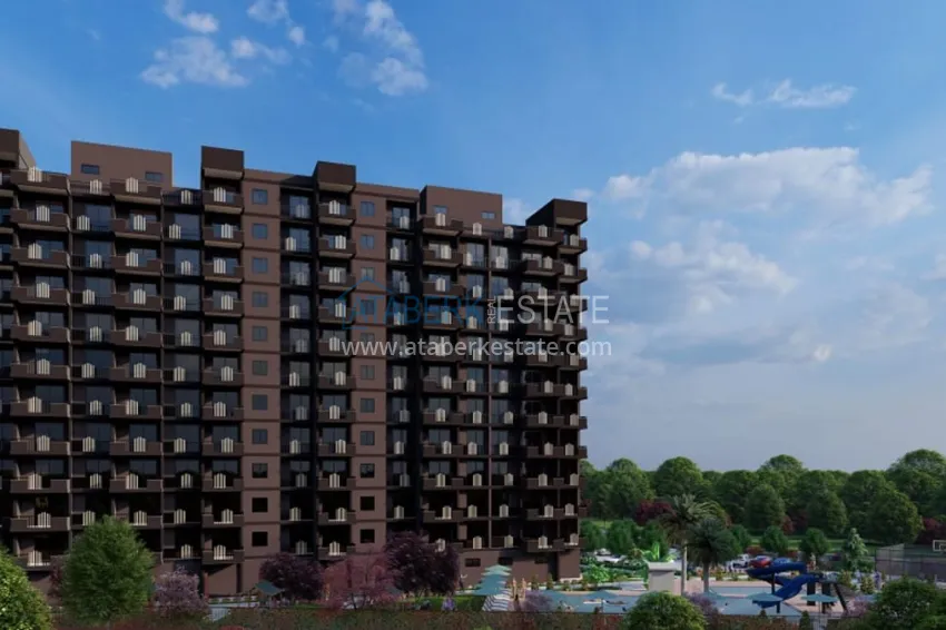 Apartments at affordable prices in a residential complex under construction Cesmeli-Mersin 10